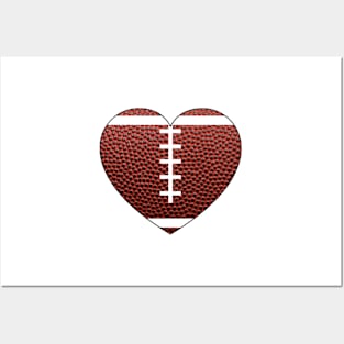 Football Heart Posters and Art